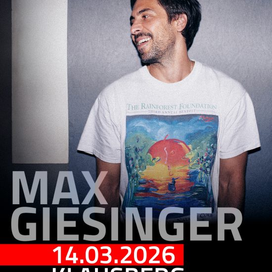 Mountain Open Air | Max Giesinger 14.03.2026