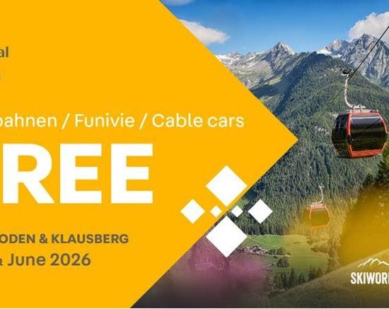 Bergbahnen FREE – Speikboden und Klausberg inklusive
